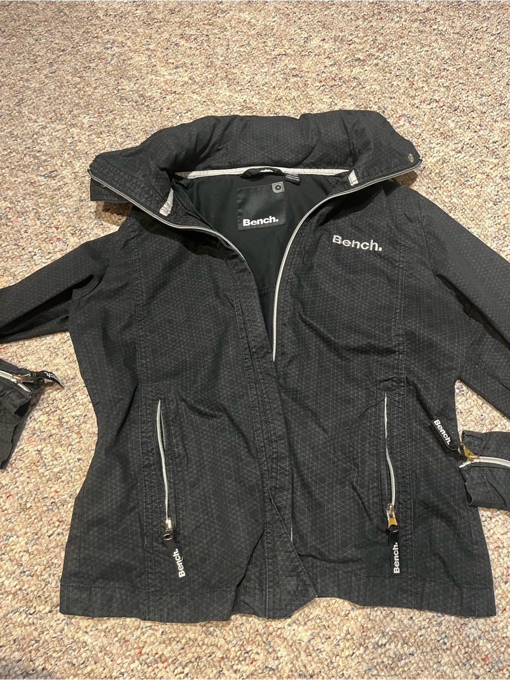Bench Women's Black Hooded Jacket